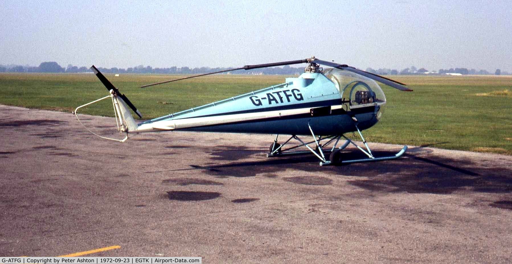 G-ATFG, 1965 Brantly B-2B C/N 448, Shot while still in service