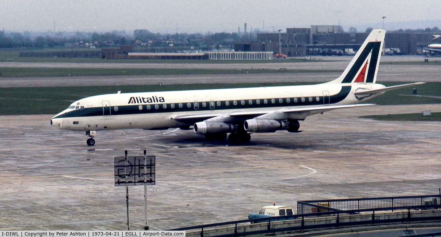 I-DIWL, 1965 Douglas DC-8-54 C/N 45682, Alitalia Douglas DC-8-43