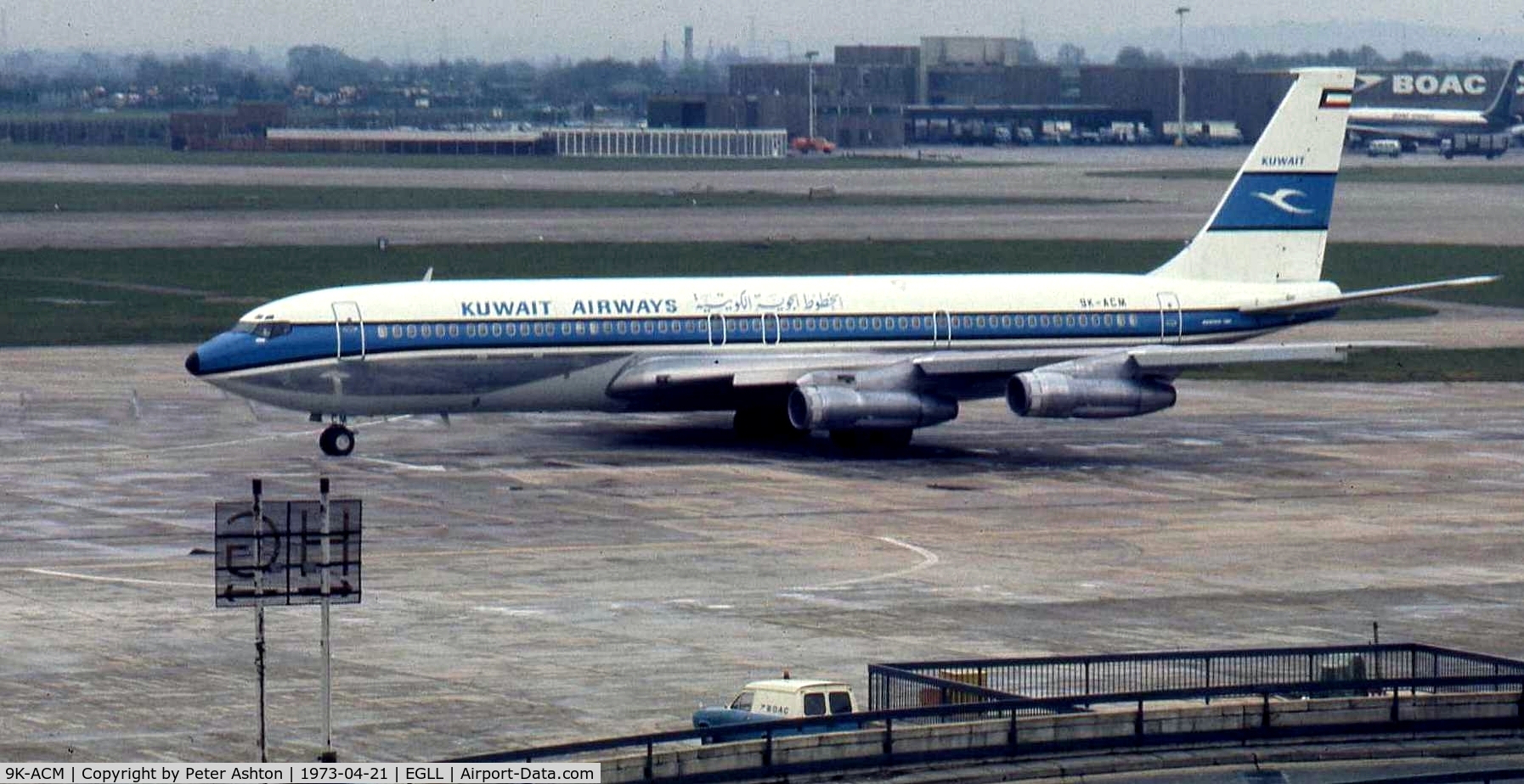 9K-ACM, 1972 Boeing 707-369C C/N 20546, Kuwait Boeing 707-369C