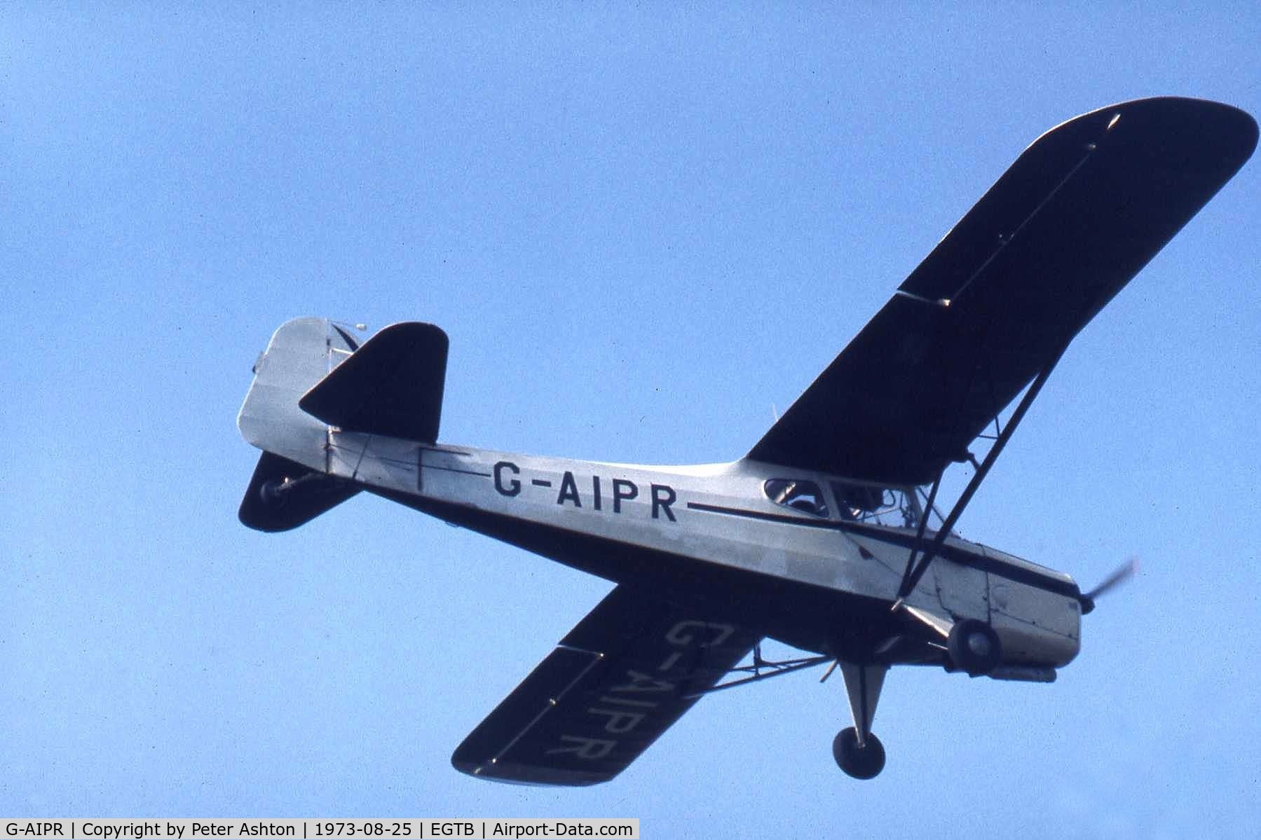 G-AIPR, 1947 Auster J-4 Archer C/N 2084, Booker