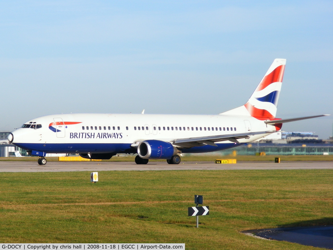 G-DOCY, 1993 Boeing 737-436 C/N 25844, British Airways