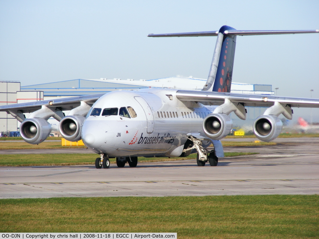 OO-DJN, 1995 British Aerospace Avro 146-RJ85 C/N E.2275, Brussels Airlines