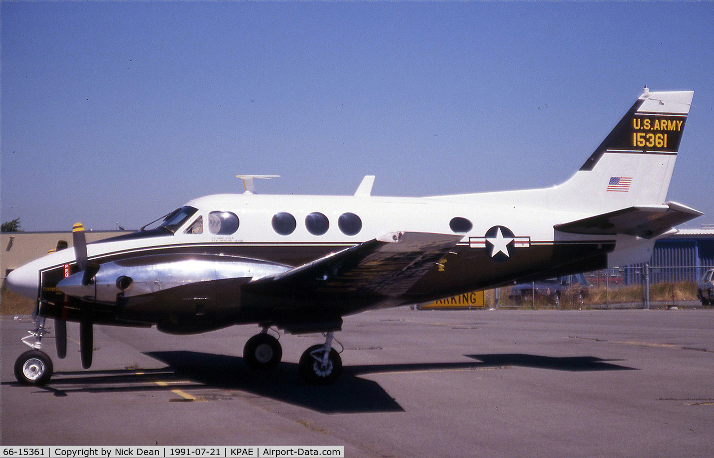 66-15361, 1966 Beechcraft VC-6A C/N LJ-153, / its a king air