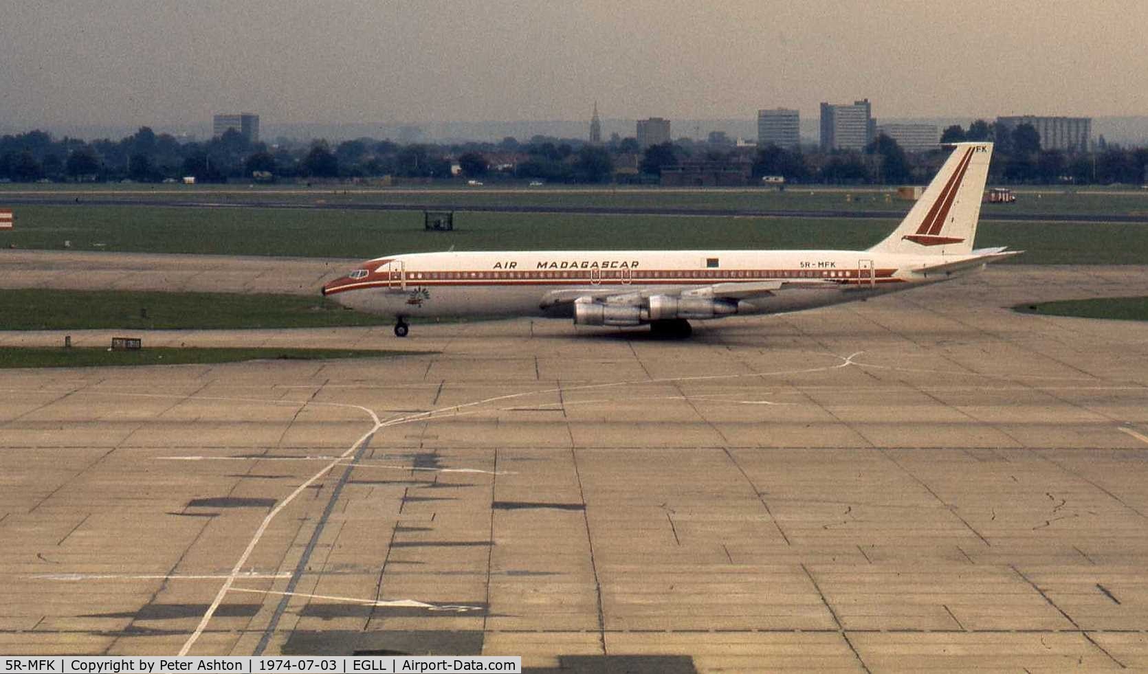 5R-MFK, 1963 Boeing 707-328B C/N 18686, Air Madagascar Boeing 707-328B