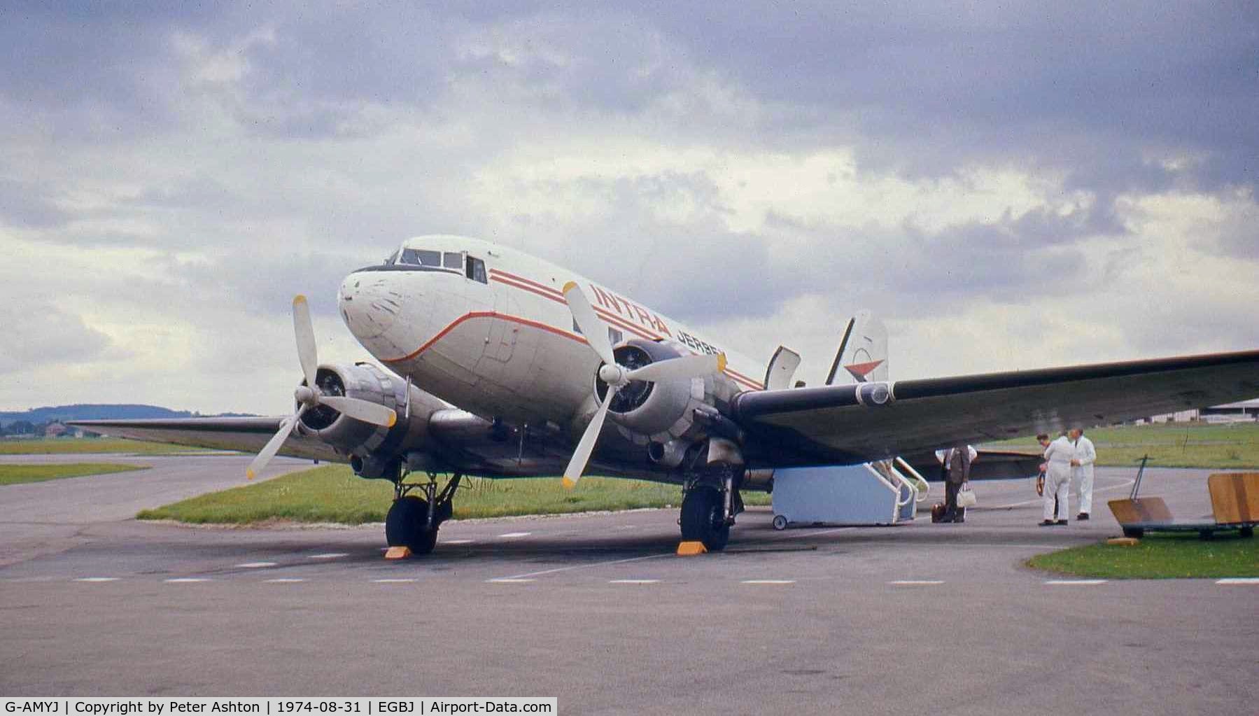 G-AMYJ, 1944 Douglas DC-3C-R-1830-90C (C-47B) C/N 15968/32716, Intra Airways