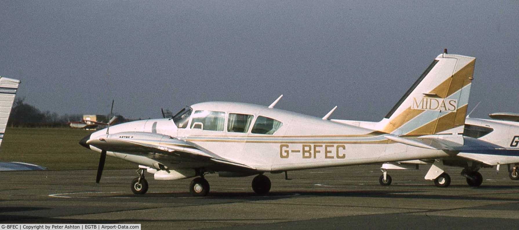 G-BFEC, 1977 Piper PA-23-250 Aztec F C/N 27-7754144, Aztec