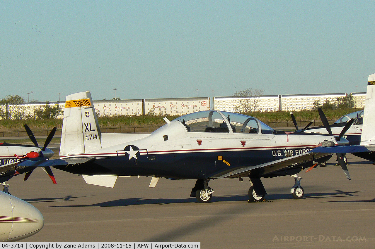 04-3714, Raytheon T-6A Texan II C/N PT-266, At Alliance - Fort Worth USAF T-6A - 85th Flying Training Squadron