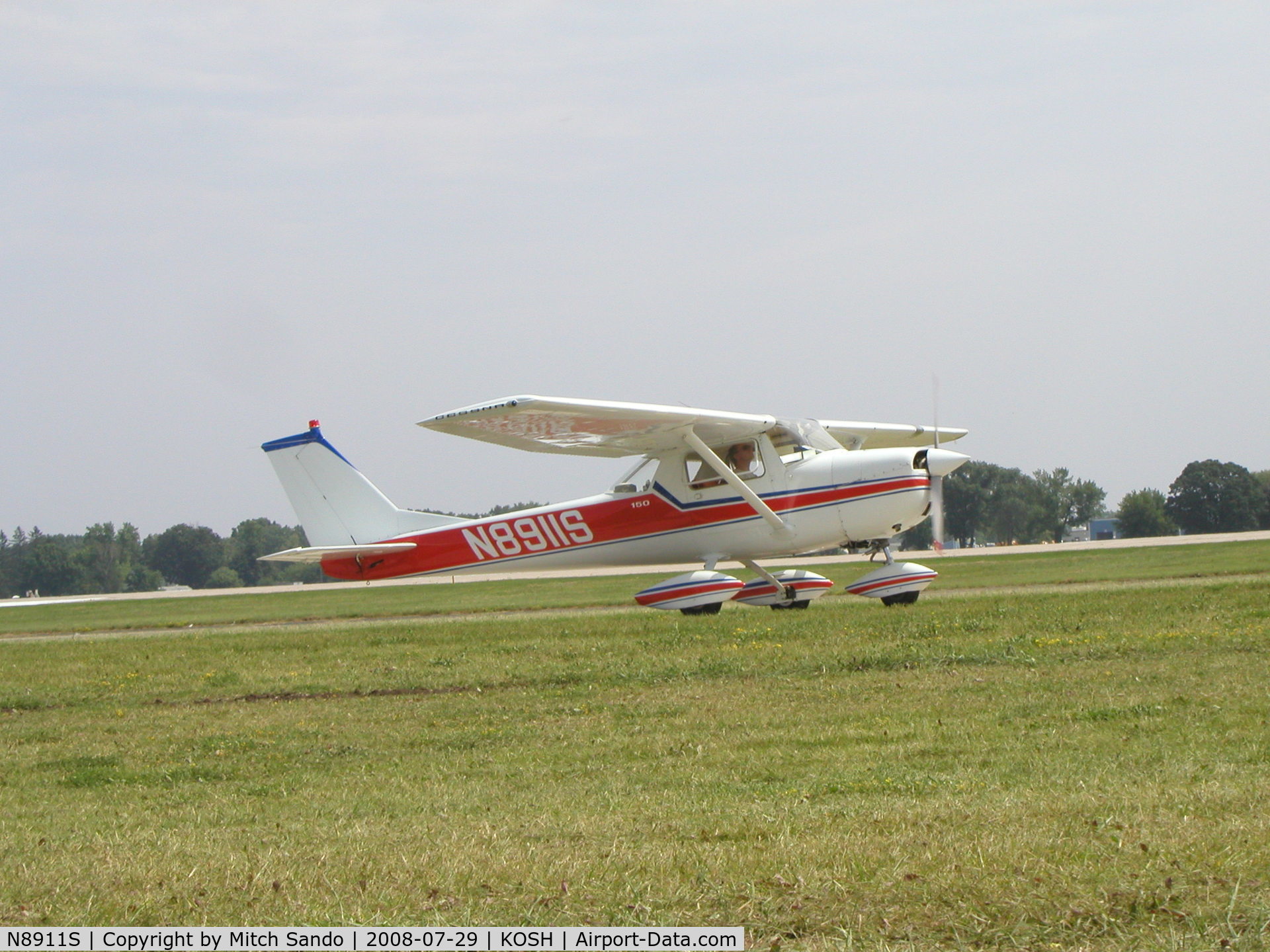 N8911S, 1965 Cessna 150F C/N 15062211, EAA AirVenture 2008.