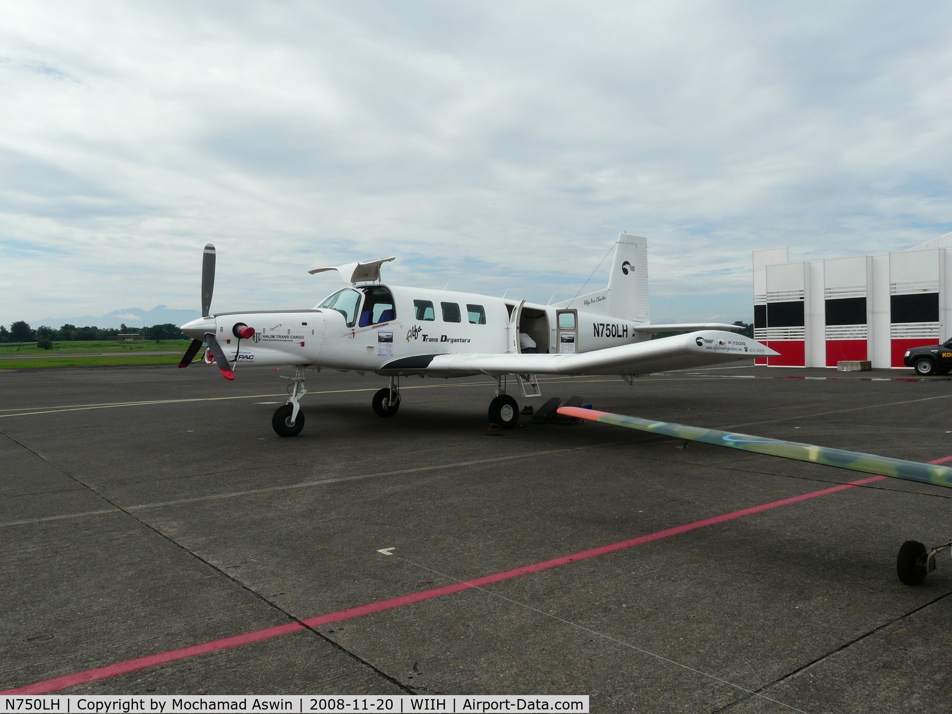 N750LH, 2008 Pacific Aerospace 750XL C/N 147, On Display at IndoDefence 2008 @ WIIH