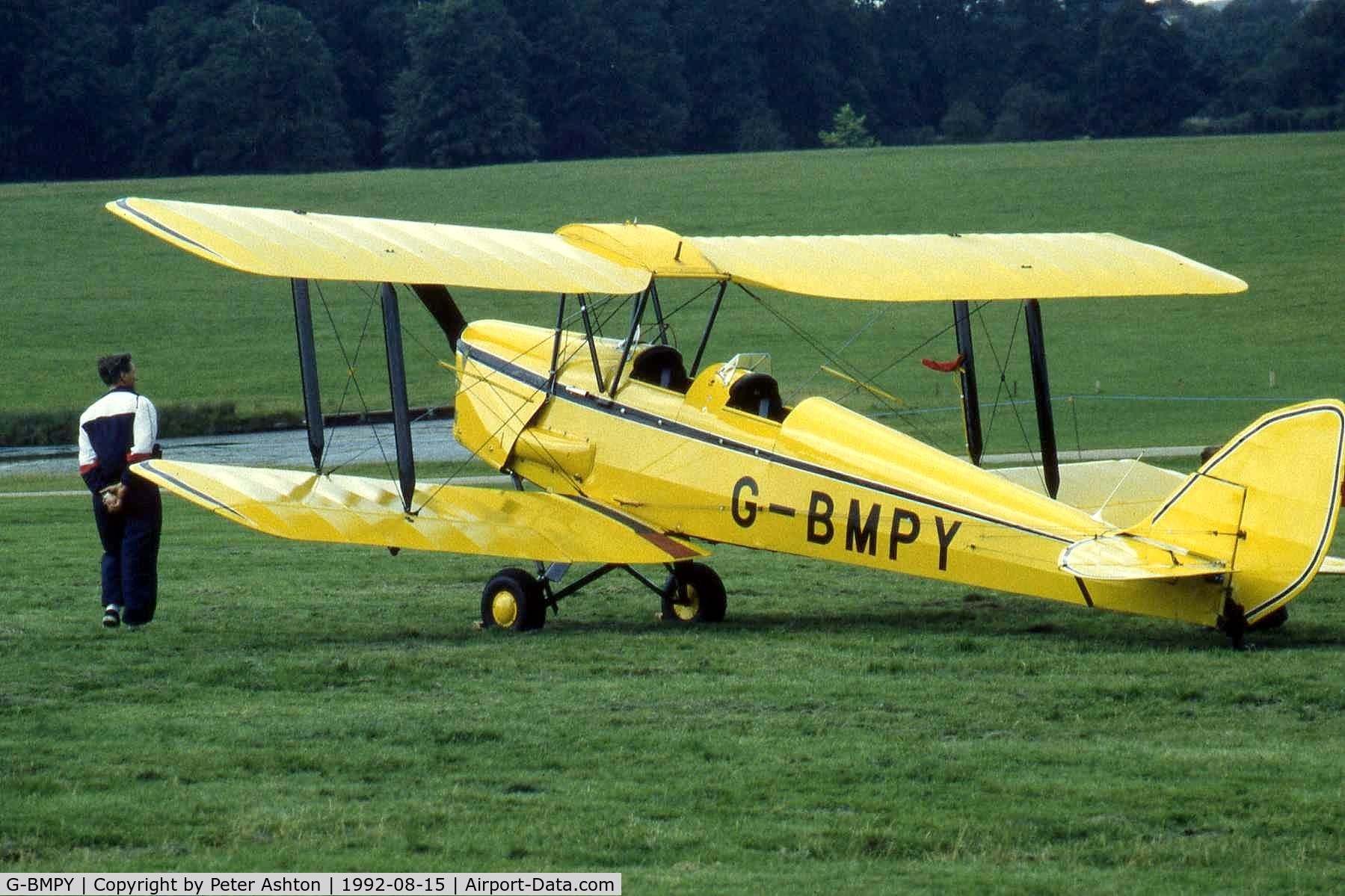 G-BMPY, 1941 De Havilland DH-82A Tiger Moth II C/N 82619, Moth Rally 1992, Woburn Abbey, Bedfordshire, England