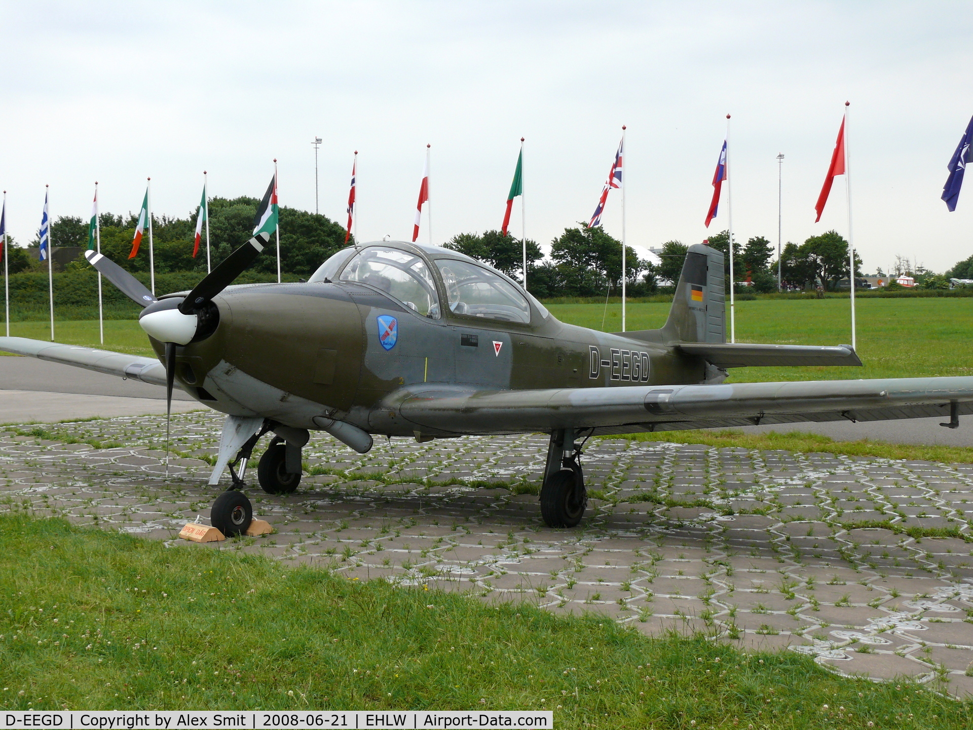 D-EEGD, Focke-Wulf FWP-149D C/N 315, Piaggio P-149D D-EEGD