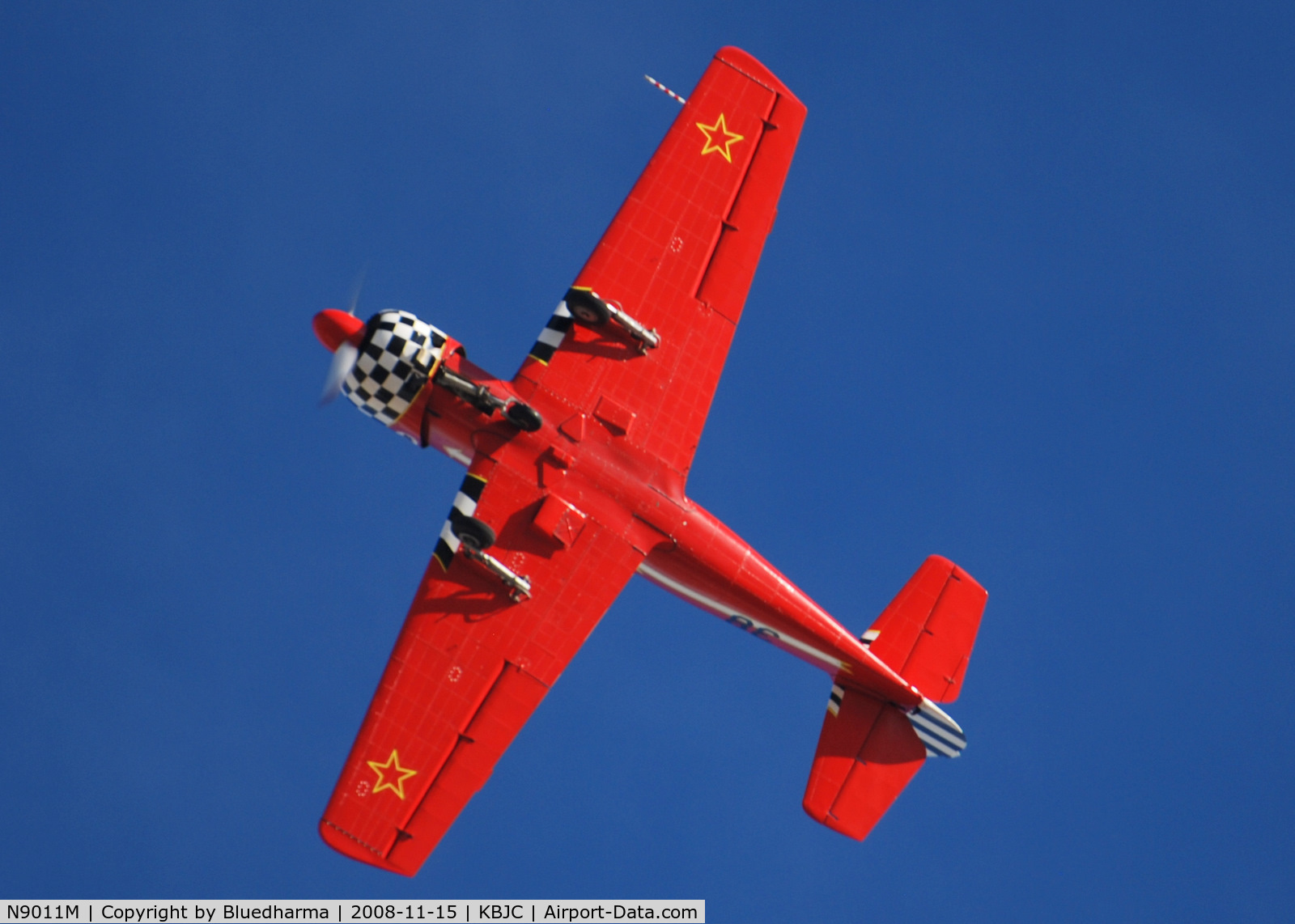 N9011M, 1982 Yakovlev Yak-52 C/N 822111, Salute to Veteran's 2008 event at Broomfield Colorado
