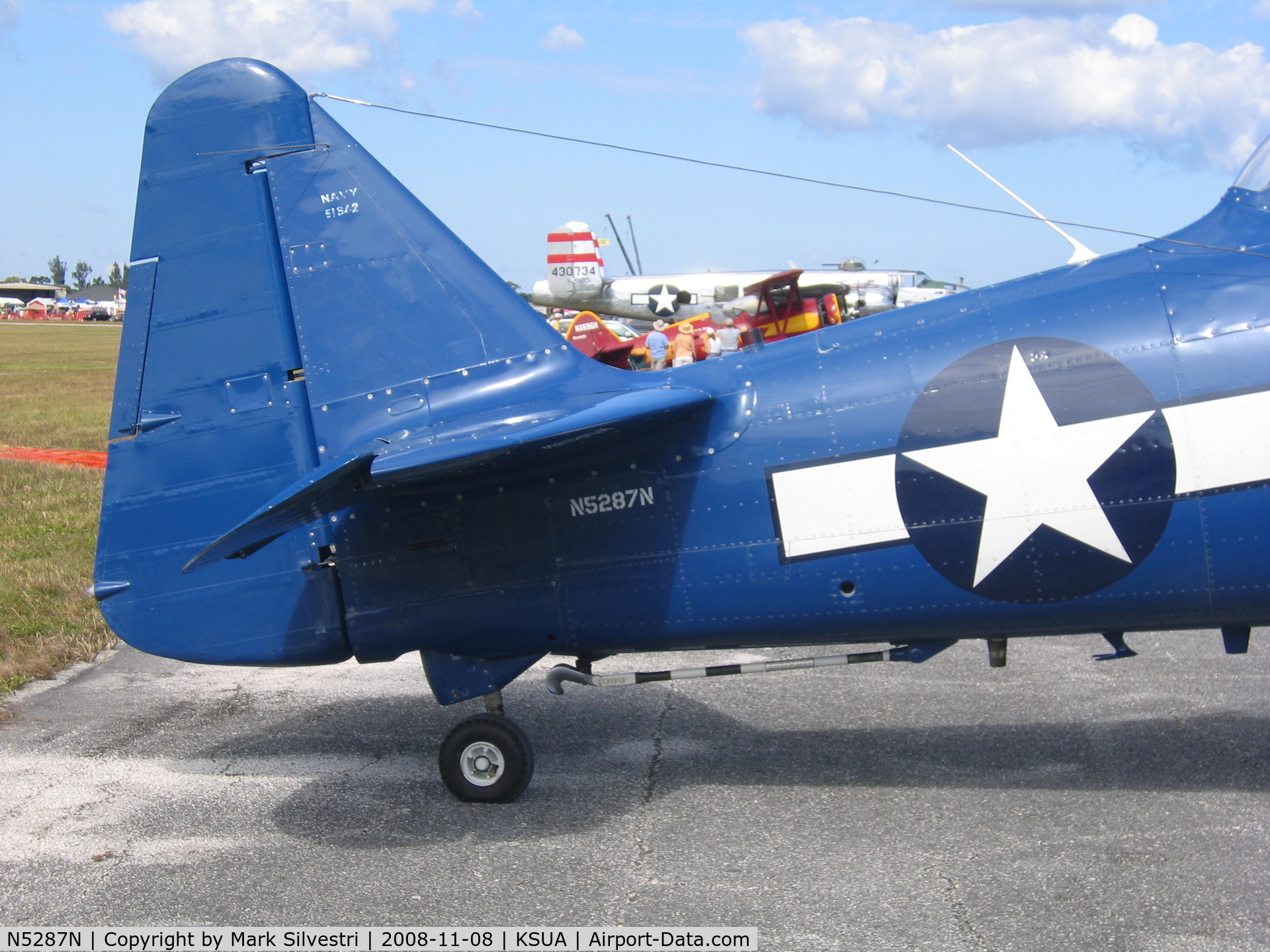 N5287N, 1942 North American SNJ-4 Texan C/N 88-9551, 2008 Stuart, FL Airshow