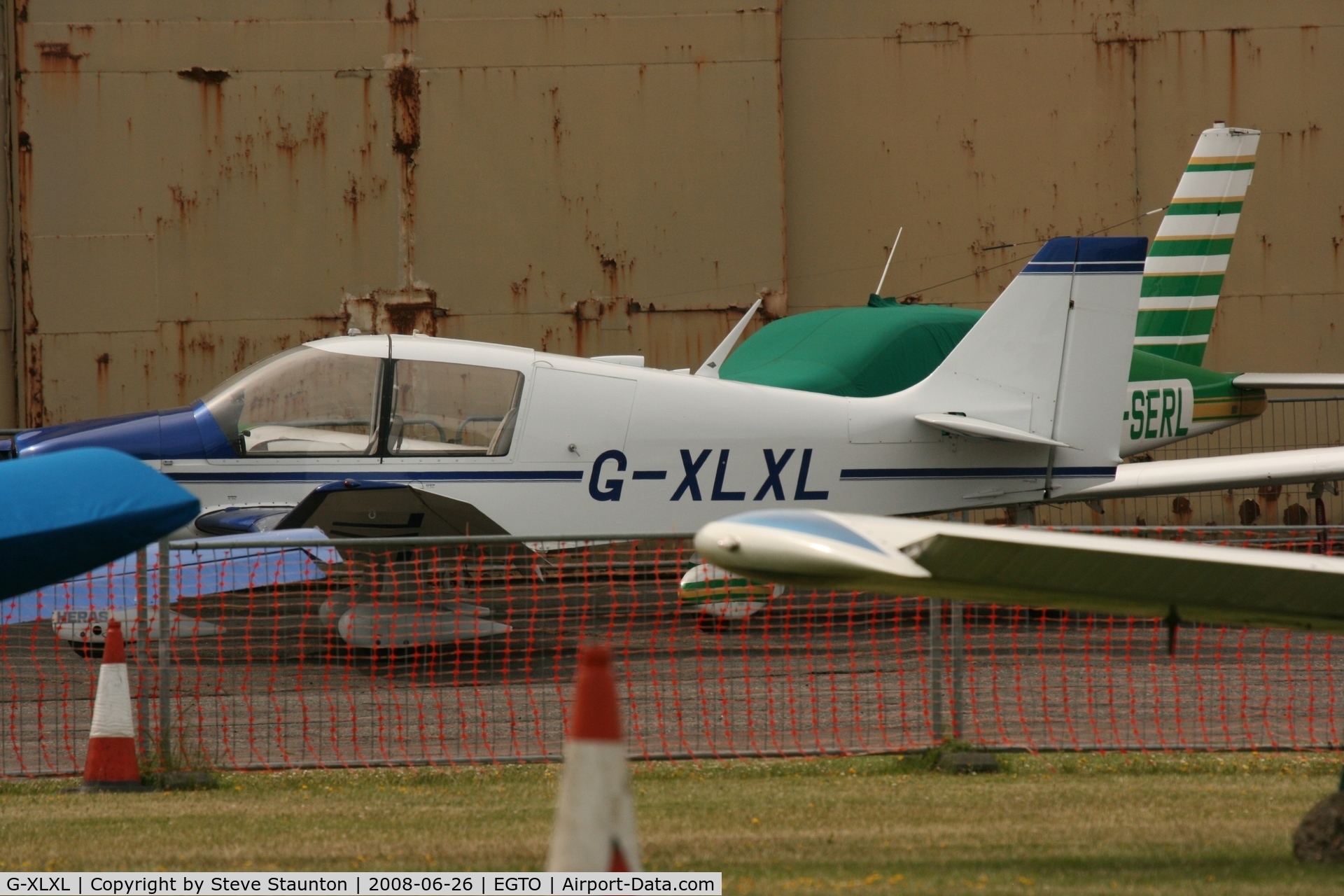 G-XLXL, 1973 Robin DR-400-160 Chevalier C/N 813, Taken at Rochester Airport 20th June 2008.