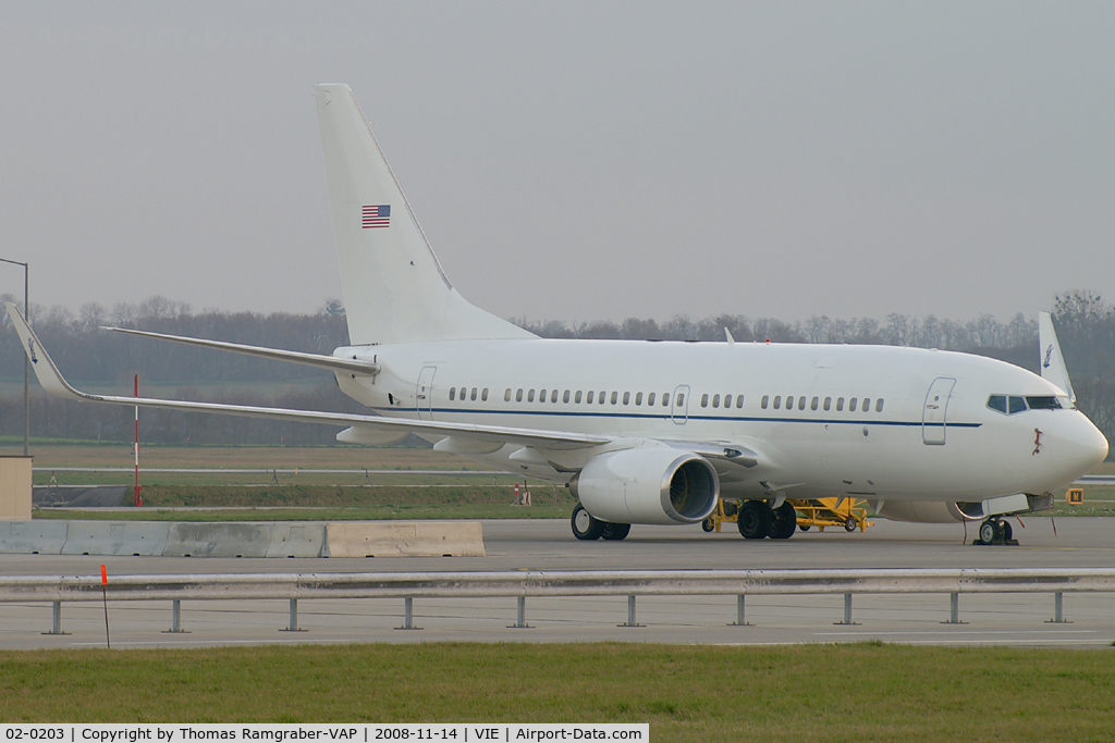 02-0203, 2002 Boeing C-40C Clipper (737-7BC BBJ) C/N 33434, USA - Air Force Boeing 737-700