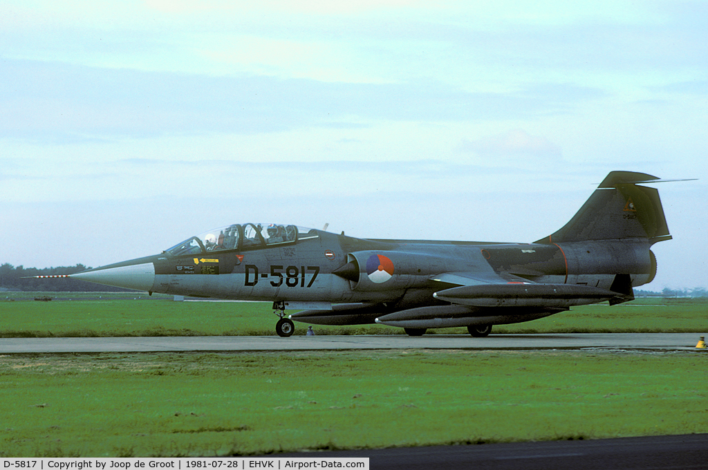 D-5817, Lockheed TF-104G Starfighter C/N 583A-5817, My first trip to anonther airbase than Leeuwarden: Starfighters at Volkel.