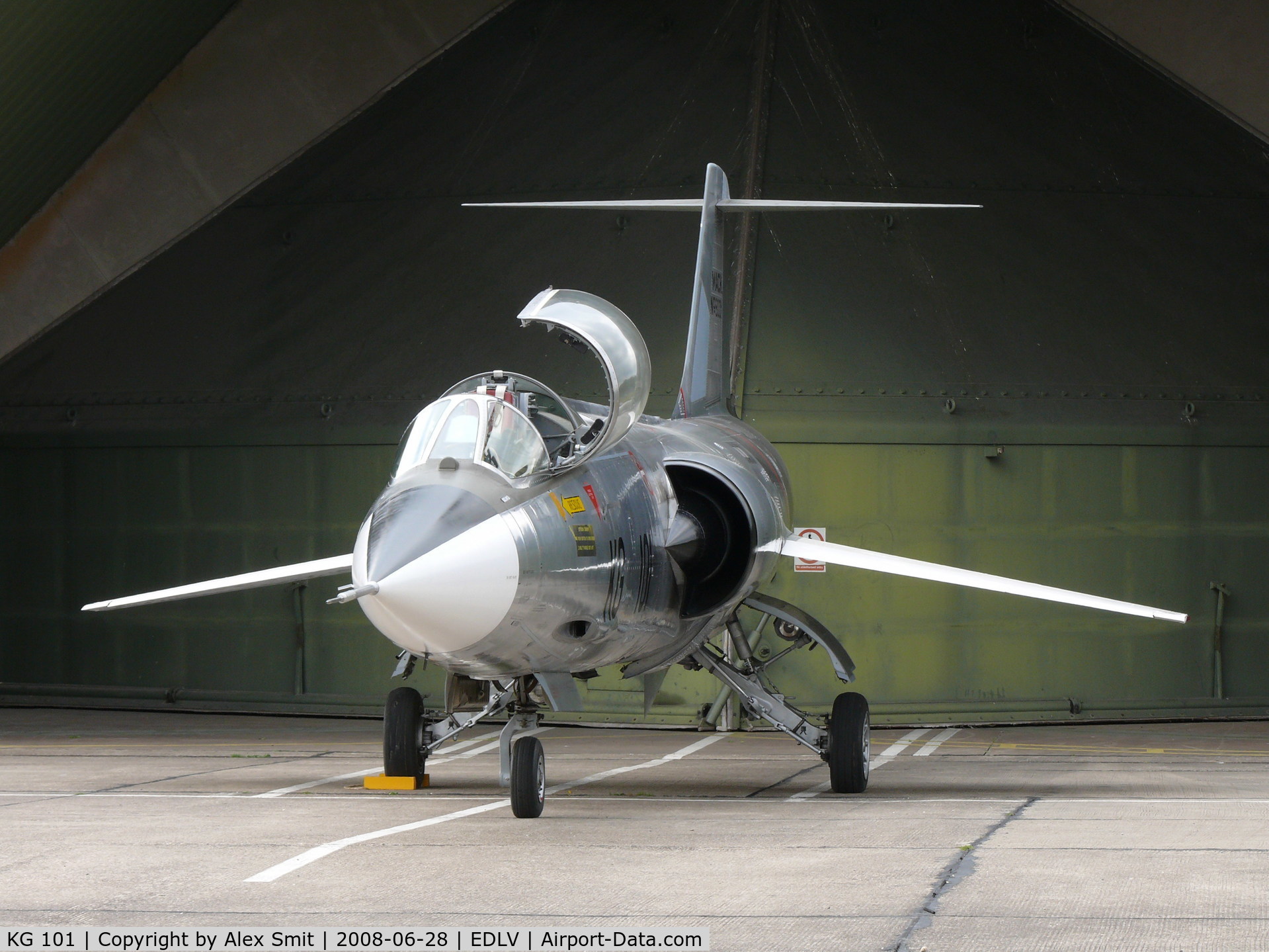 KG 101, Lockheed F-104G Starfighter C/N 683-8001, Lockheed F-104G Starfighter KG101, the first Fokker built F-104G, preserved in mint condition at EDLV, ready to take up it's QRA-duty any time!