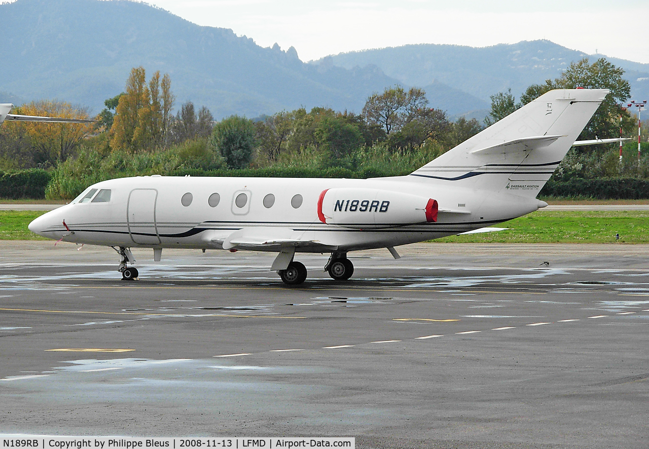 N189RB, 1972 Dassault Falcon (Mystere) 20F C/N 262, Pricy toy (or work instrument) at parking.