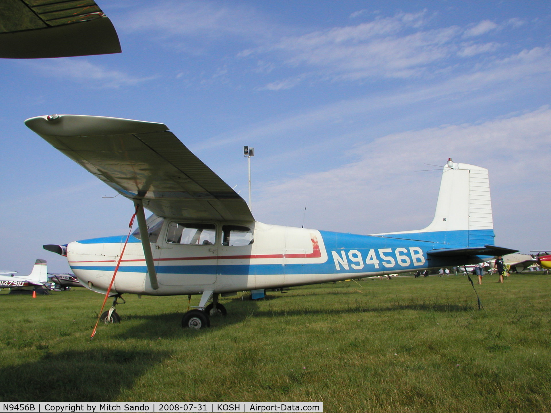 N9456B, 1958 Cessna 175 Skylark C/N 55256, EAA AirVenture 2008.