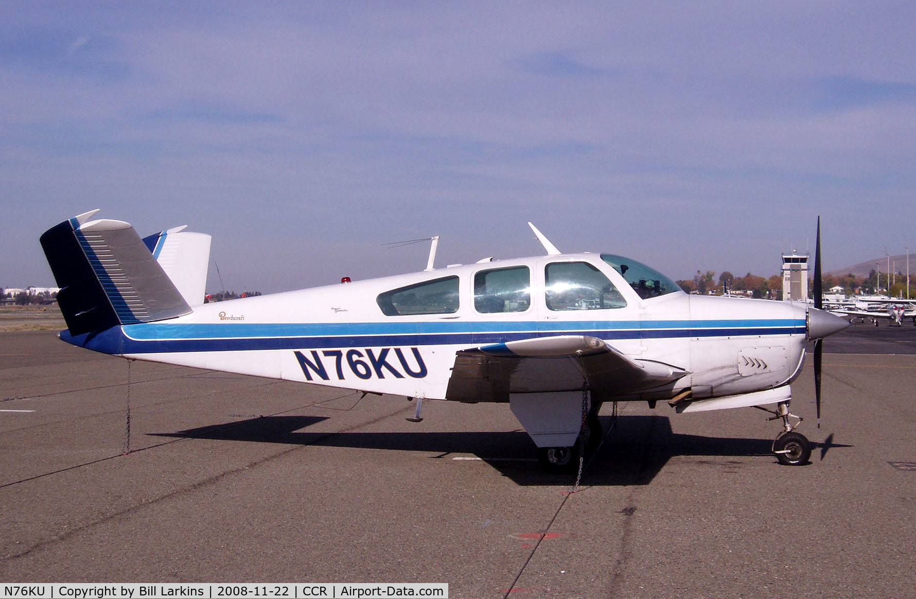 N76KU, 1964 Beech S35 Bonanza C/N D-7319, Visitor from Wyoming.