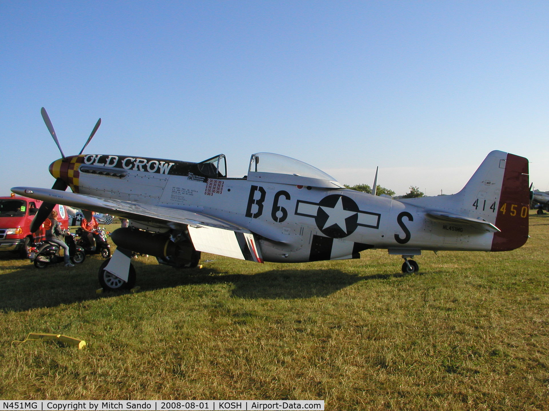 N451MG, 1944 North American P-51D Mustang C/N 44-74774, EAA AirVenture 2008.