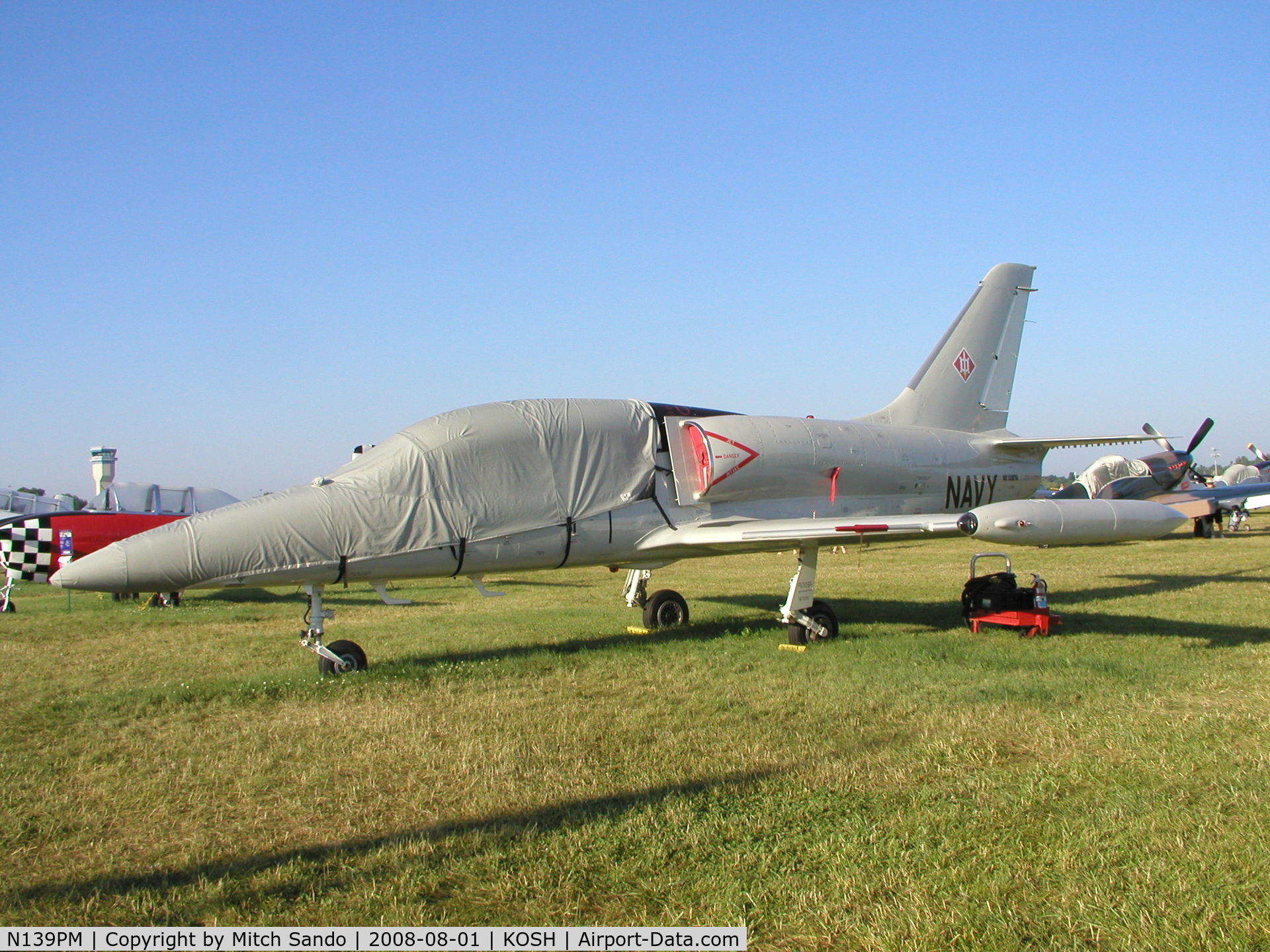 N139PM, 1984 Aero L-39C Albatros C/N 432913, EAA AirVenture 2008.