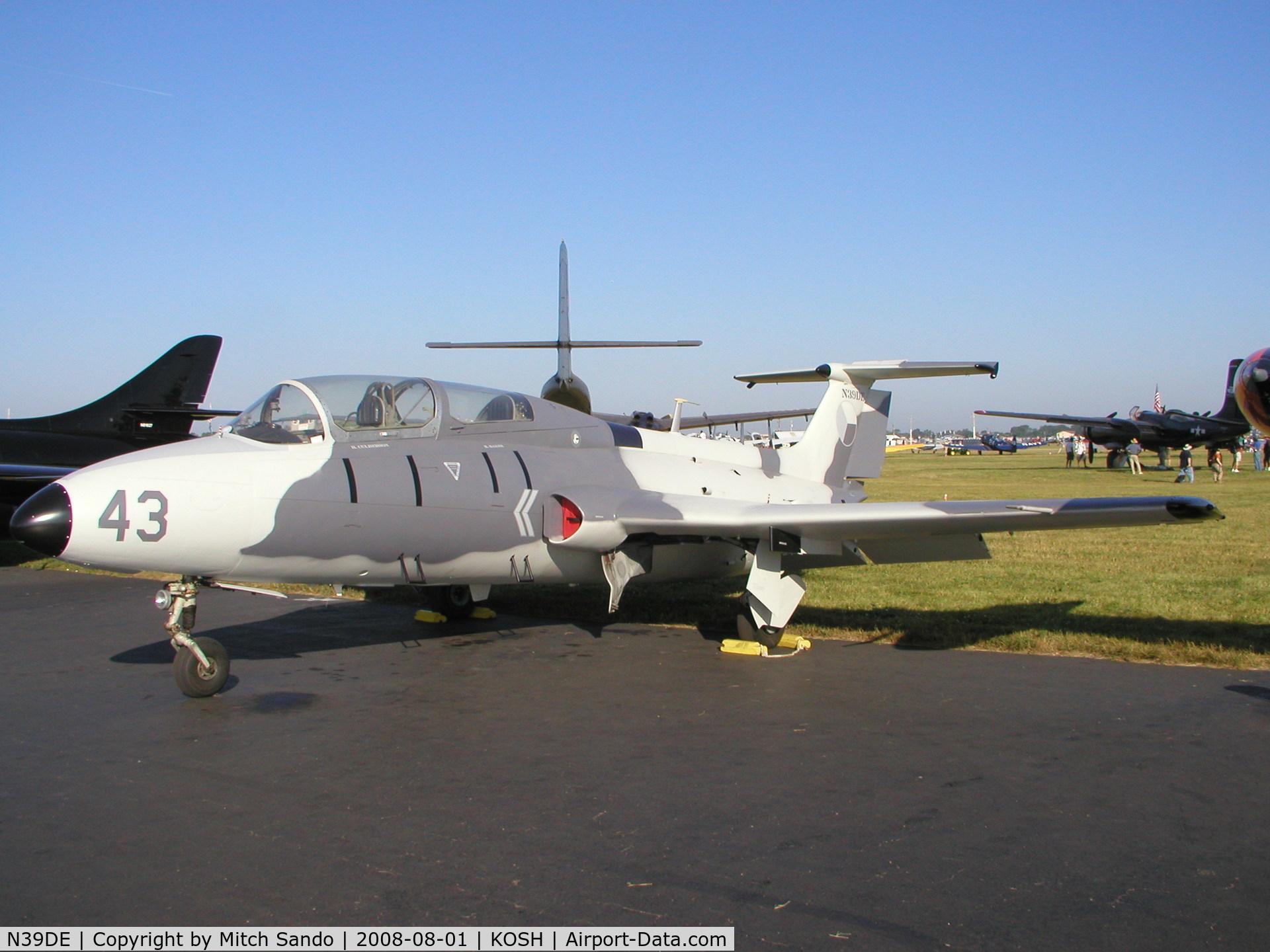 N39DE, 1969 Aero L-29 Delfin C/N 3243, EAA AirVenture 2008.