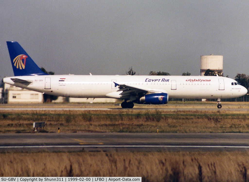 SU-GBV, 1997 Airbus A321-231 C/N 715, Ready for take off rwy 14L