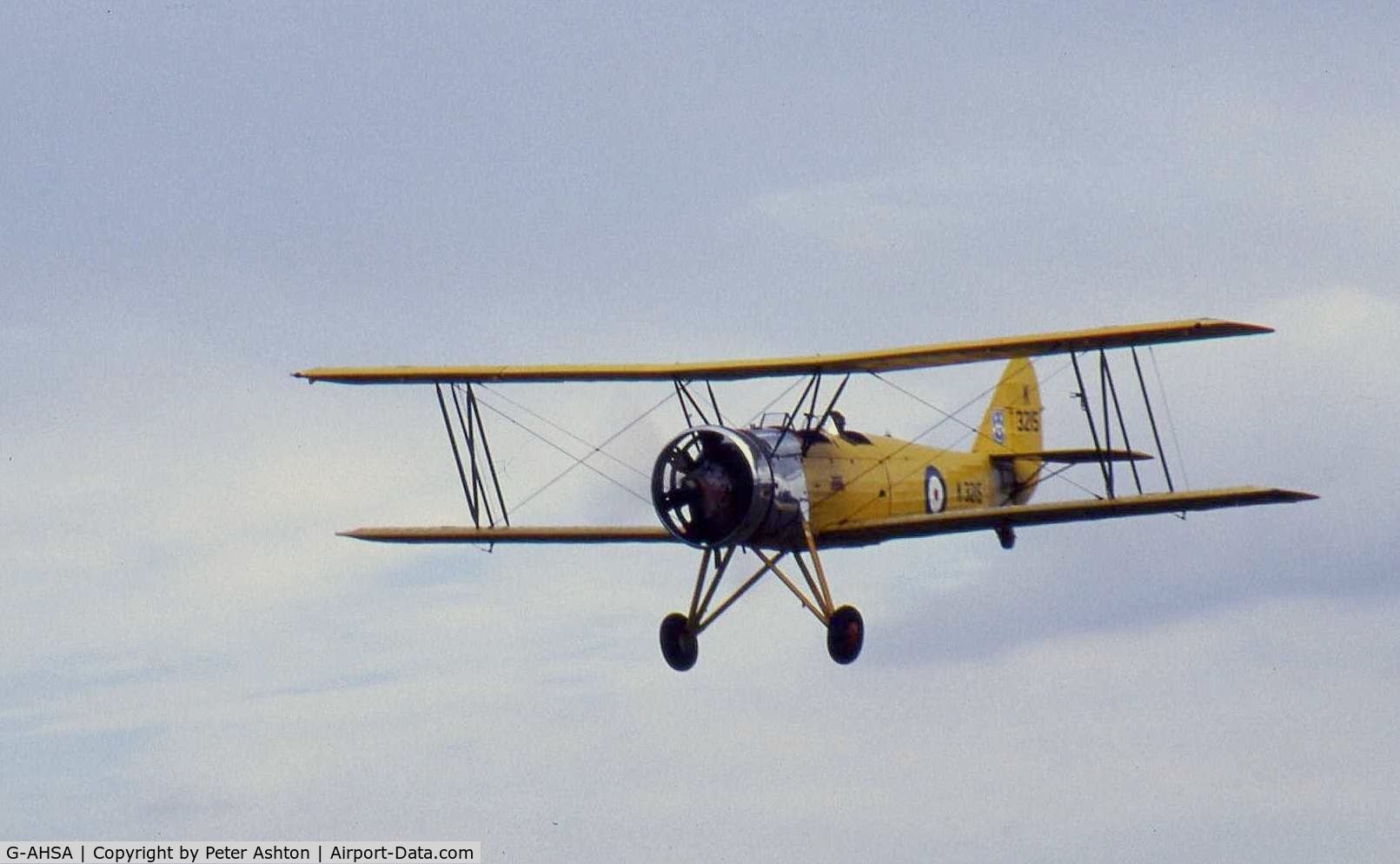 G-AHSA, 1933 Avro 621 Tutor C/N K3215, Old Warden, Bedfordshire, England. August 1993