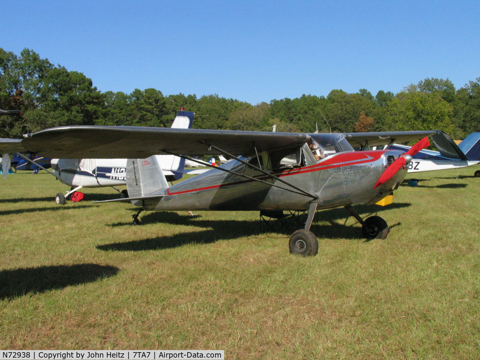 N72938, 1946 Cessna 140 C/N 10136, Reklaw Fly-in