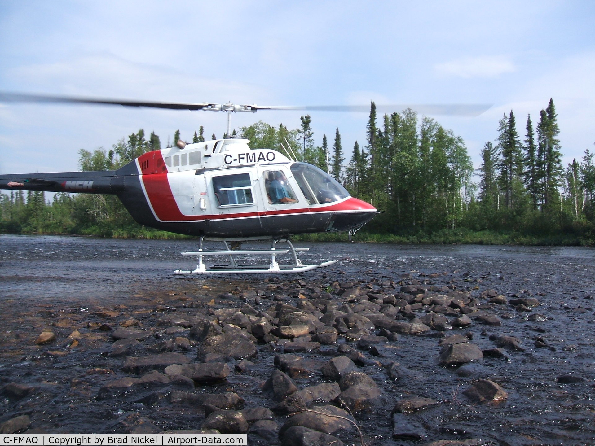 C-FMAO, 1969 Bell 206B JetRanger II C/N 407, Landing Near Cree River Sk, Canada