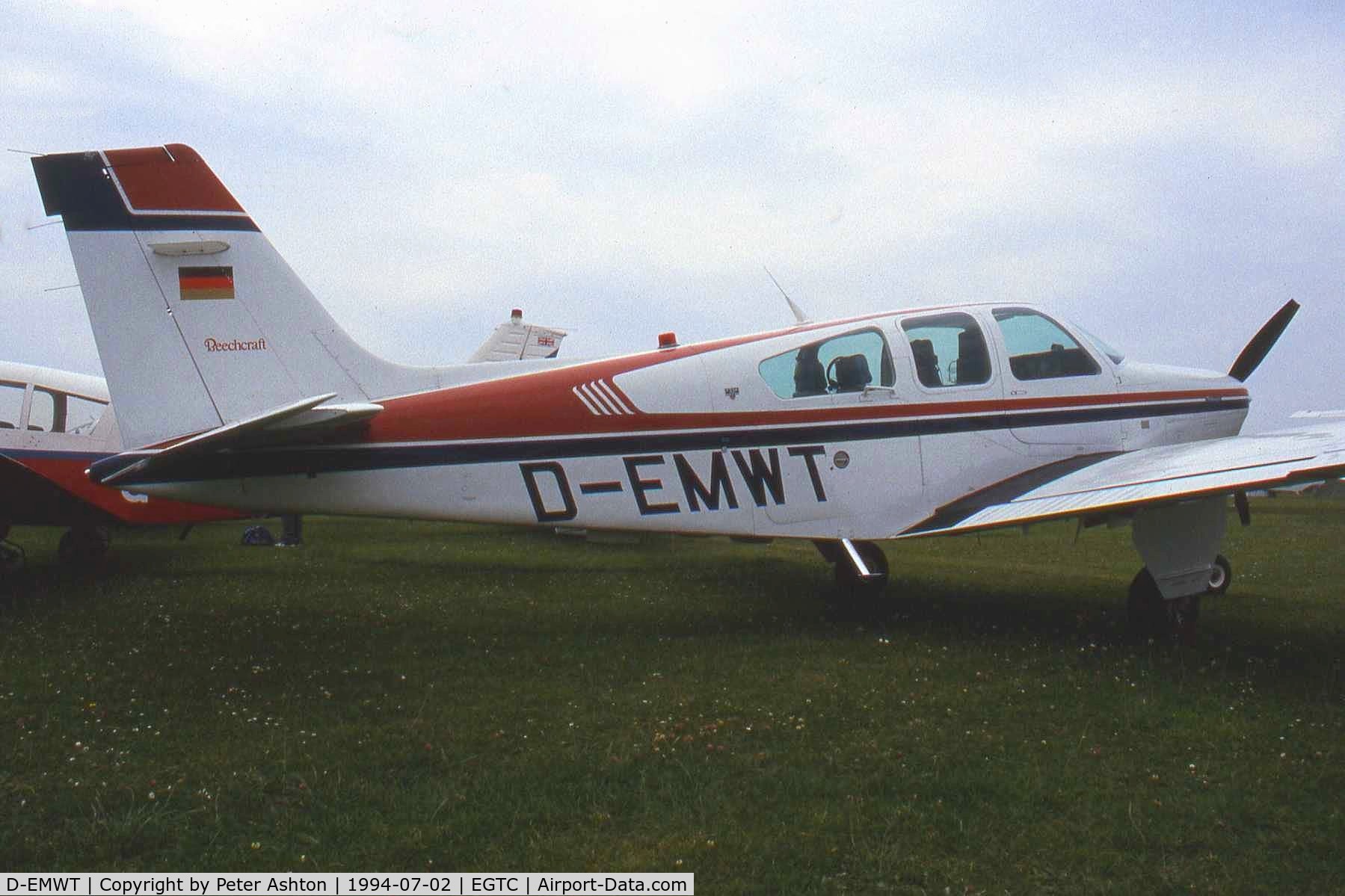 D-EMWT, Beech F33A Bonanza Bonanza C/N CE-1529, Beech F.33A. PFA Rally 1994