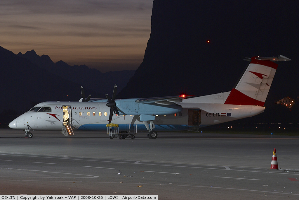 OE-LTN, 1998 De Havilland Canada DHC-8-314Q Dash 8 C/N 531, Austrian Arrows Dash 8-300