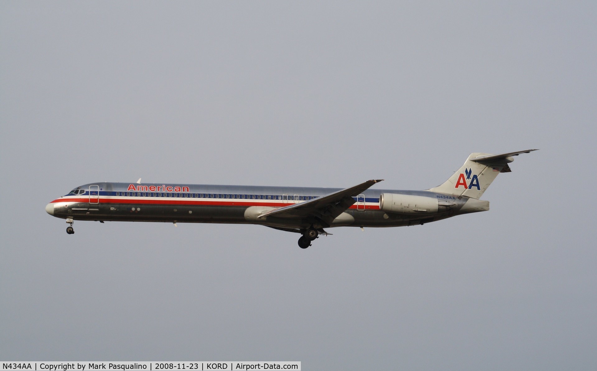 N434AA, 1987 McDonnell Douglas MD-83 (DC-9-83) C/N 49452, MD-83