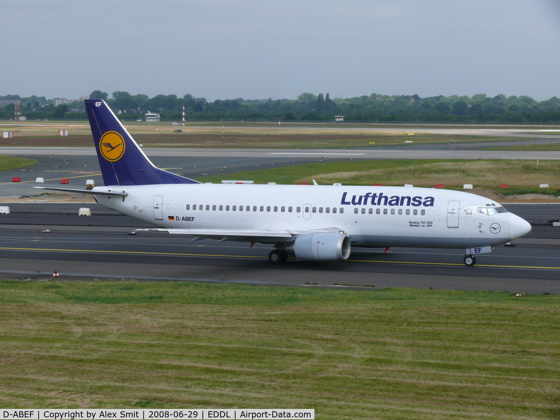 D-ABEF, 1991 Boeing 737-330 C/N 25217, Boeing B737-330 D-ABEF Lufthansa