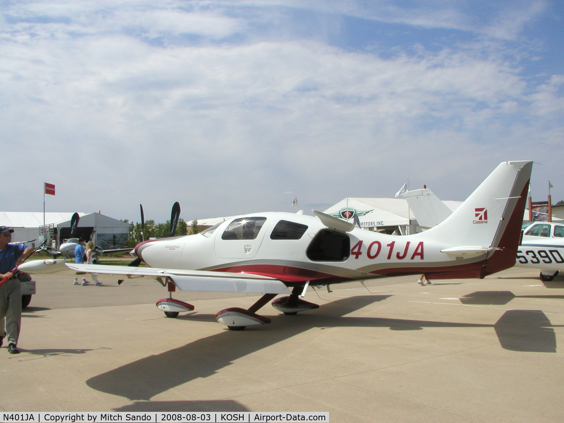 N401JA, 2008 Cessna LC41-550FG C/N 411031, EAA AirVenture 2008.