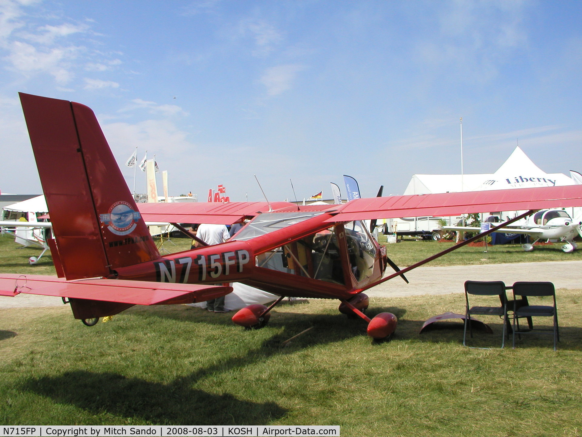 N715FP, 2008 Aeroprakt A-22 Valor C/N 242, EAA AirVenture 2008.