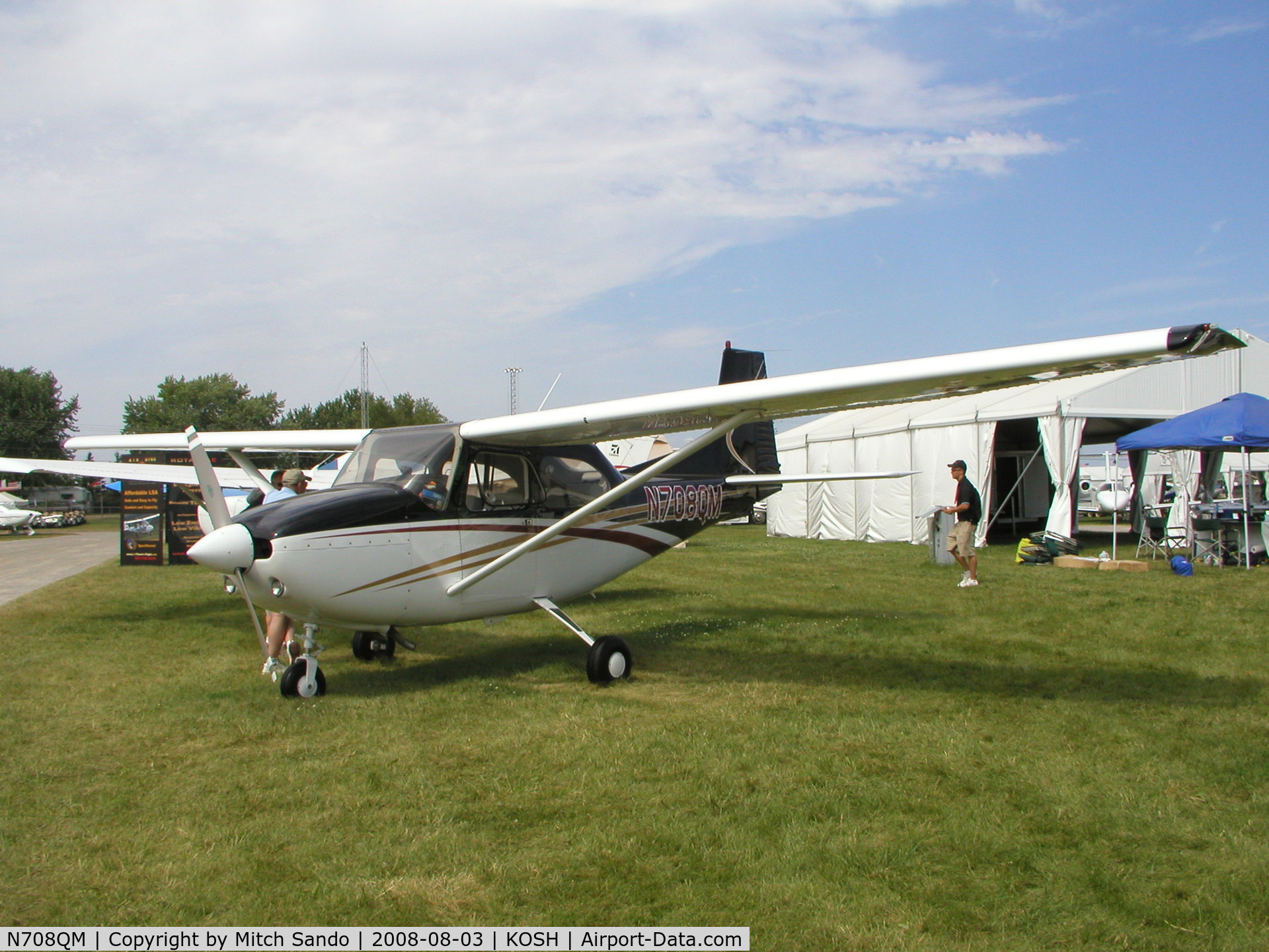 N708QM, 2008 Quartz Mountain Aerospace Inc 11E C/N 1008, EAA AirVenture 2008.
