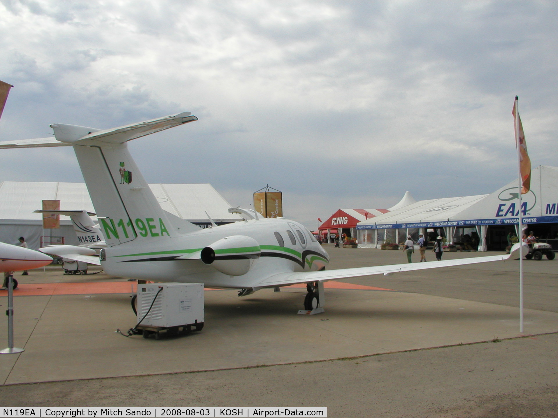 N119EA, 2008 Eclipse Aviation Corp EA500 C/N 000200, EAA AirVenture 2008.