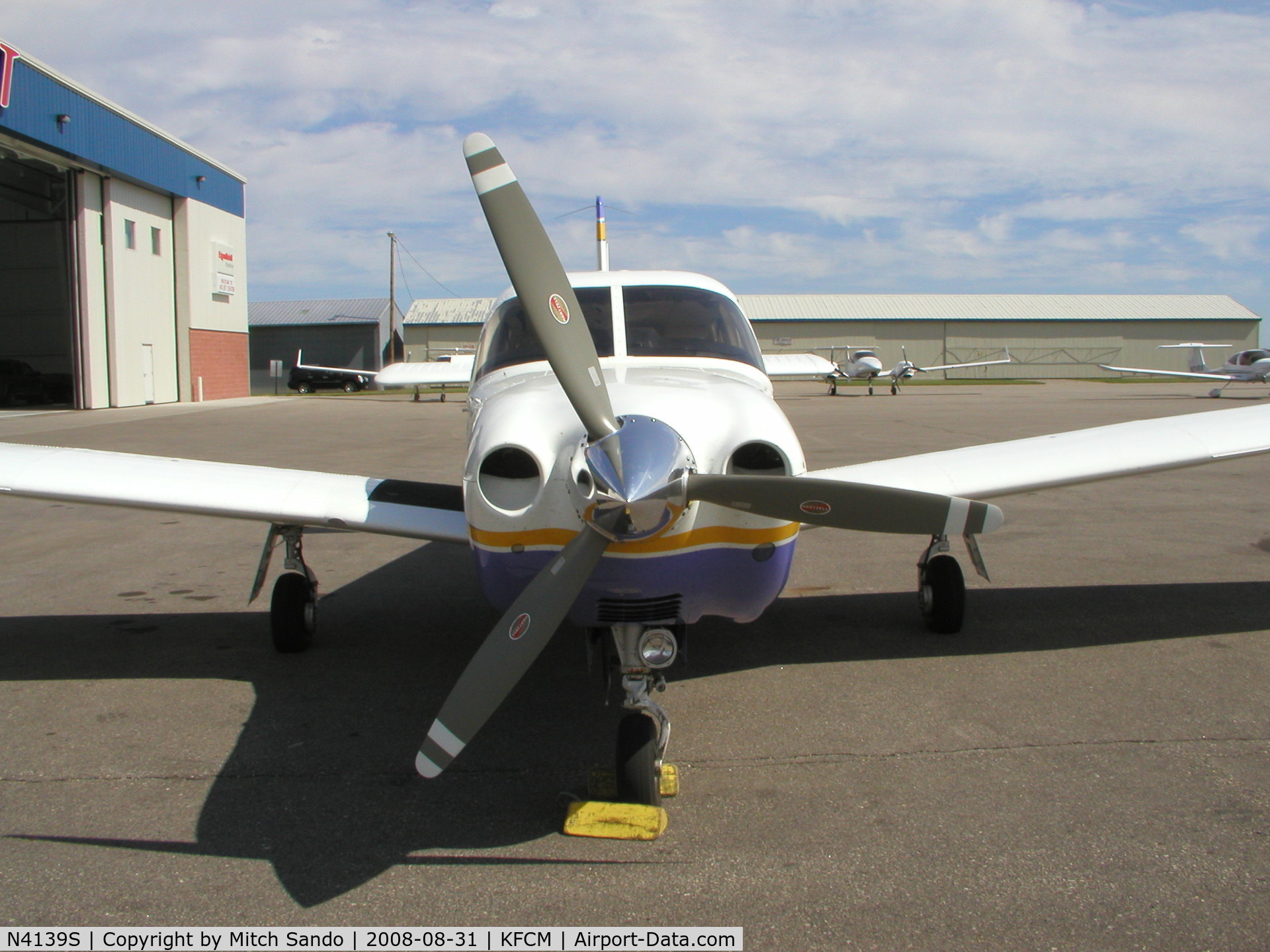 N4139S, 1999 Piper PA-32R-301T Turbo Saratoga C/N 3257099, Parked on the ramp at ASI Jet Center.