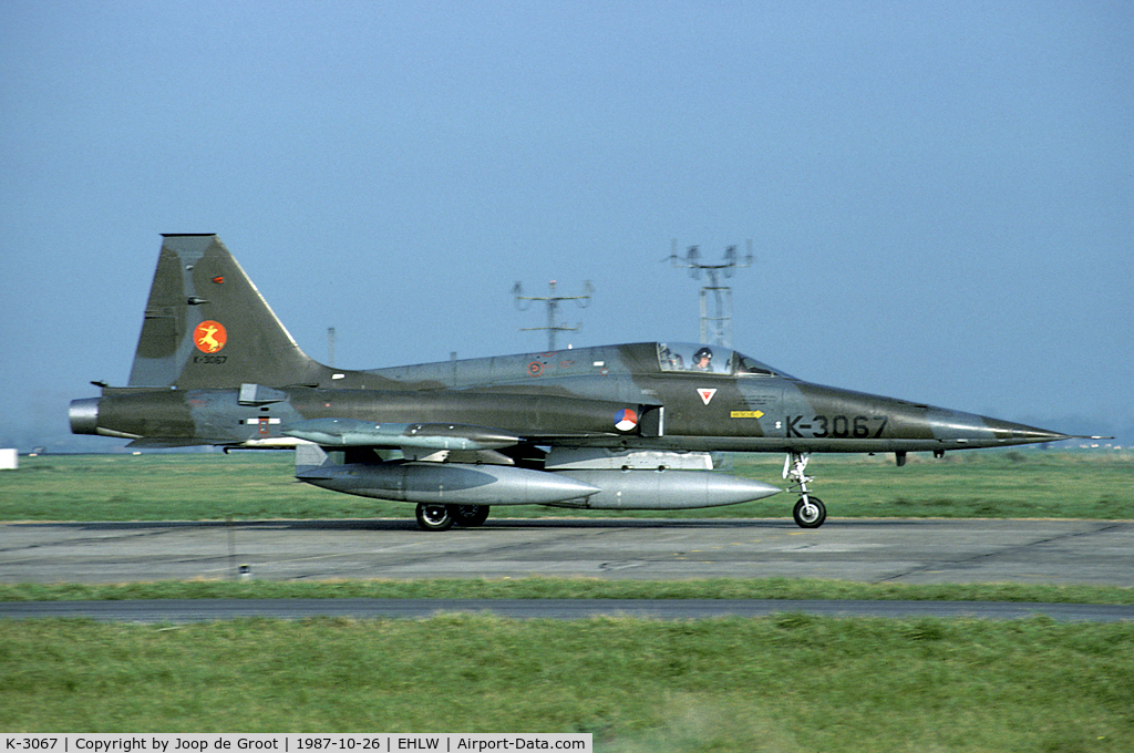 K-3067, 1971 Canadair NF-5A Freedom Fighter C/N 3067, One of the last Dutch F-5 I ever saw.