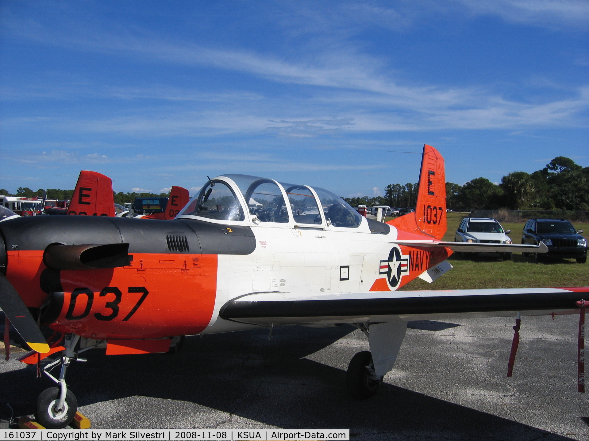 161037, Beech T-34C Turbo Mentor C/N GL-165, 2008 Stuart, FL Airshow