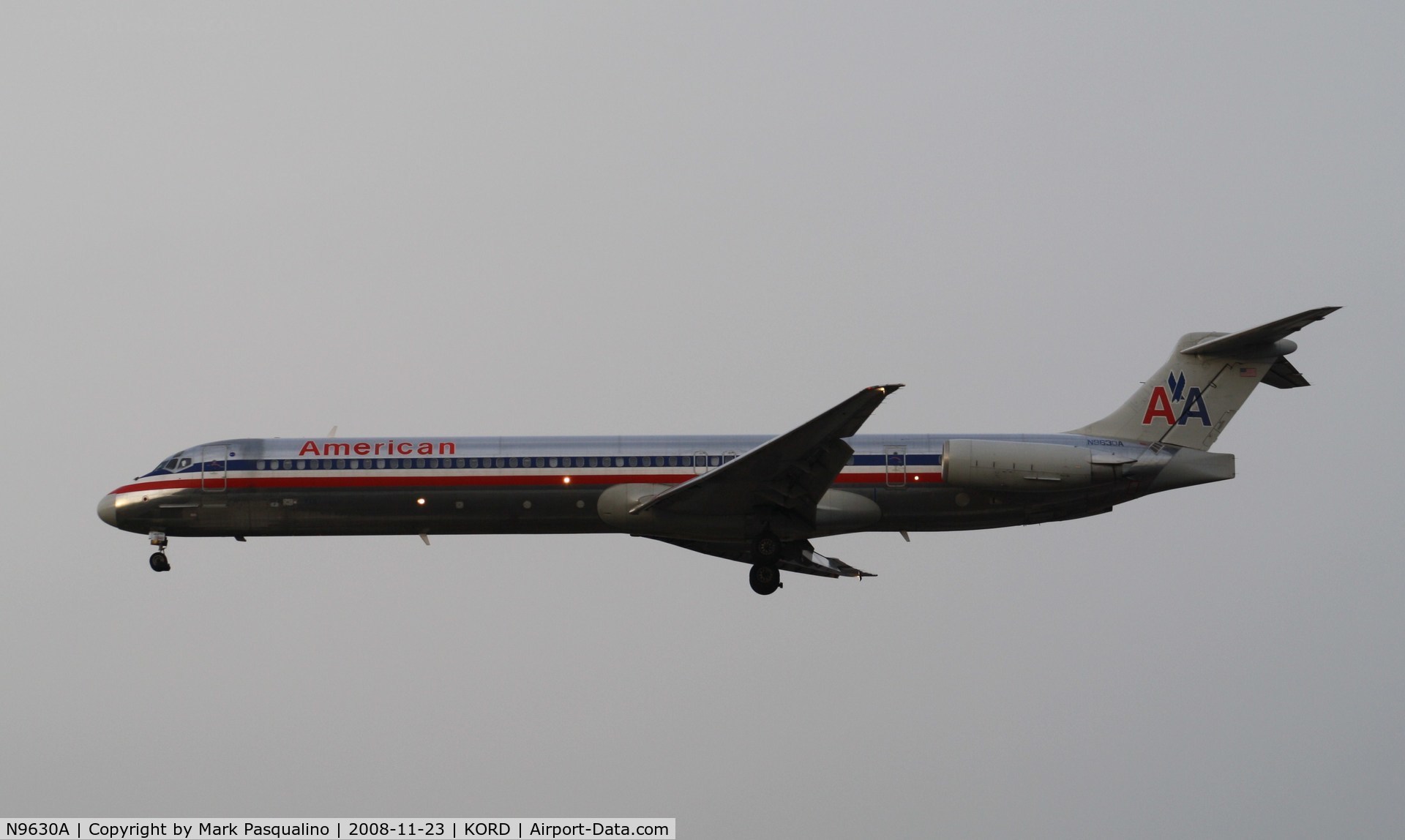 N9630A, 1997 McDonnell Douglas MD-83 (DC-9-83) C/N 53561, MD-83