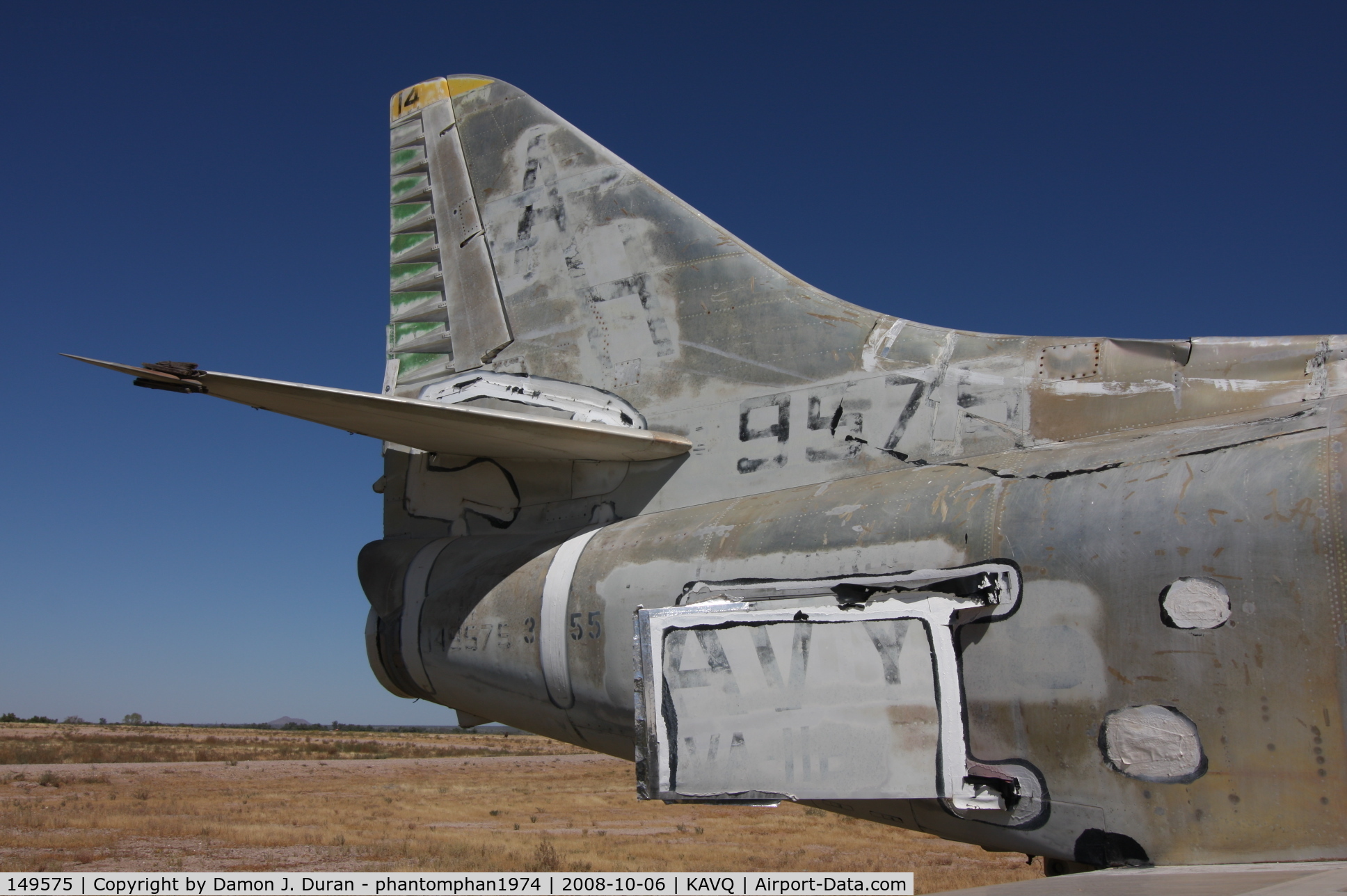 149575, Douglas A4D-2N Skyhawk C/N 12900, In storage at Marana Airport