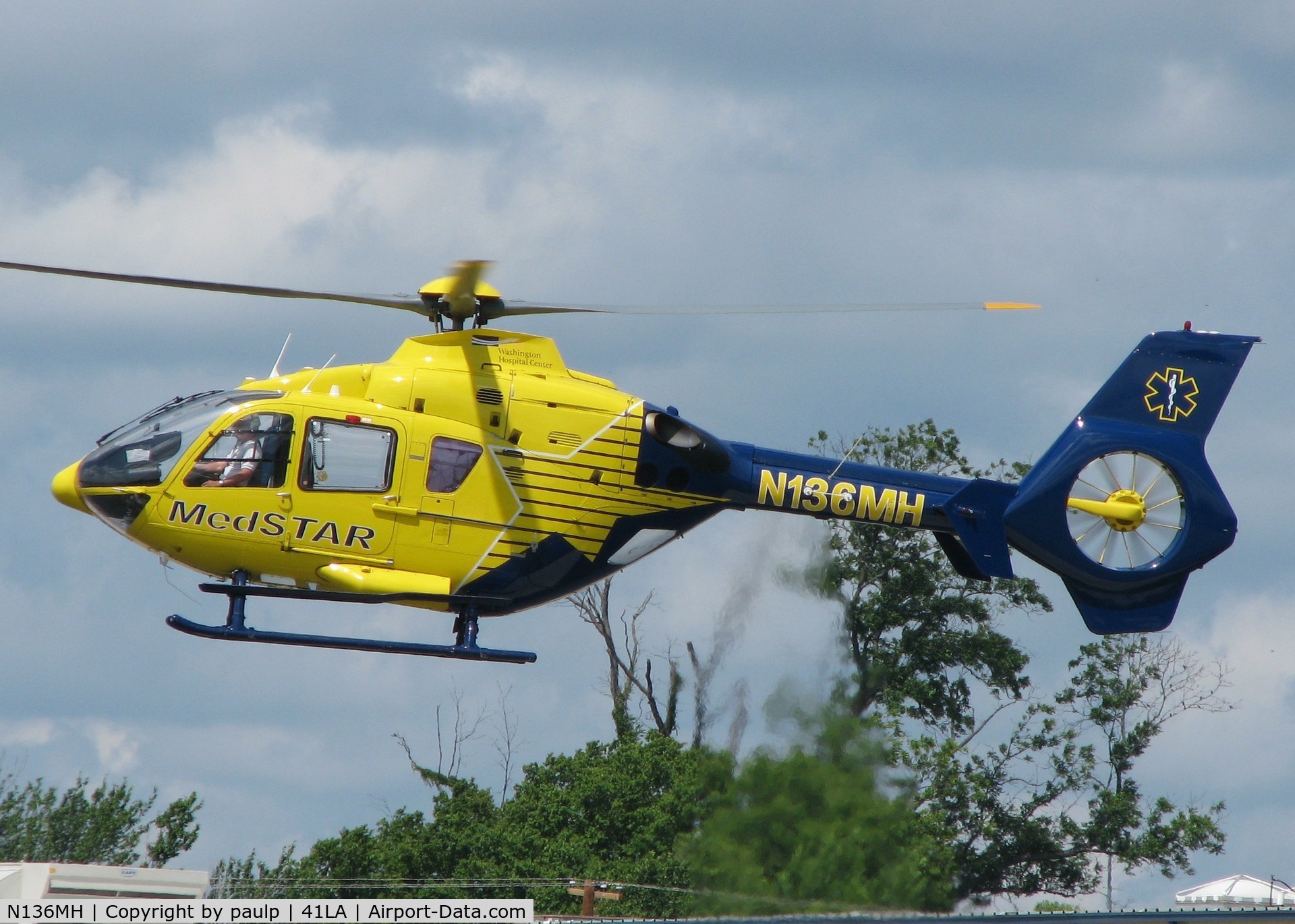 N136MH, 2000 Eurocopter EC-135T-1 C/N 0161, At Metro Aviation near the Downtown Shreveport airport.