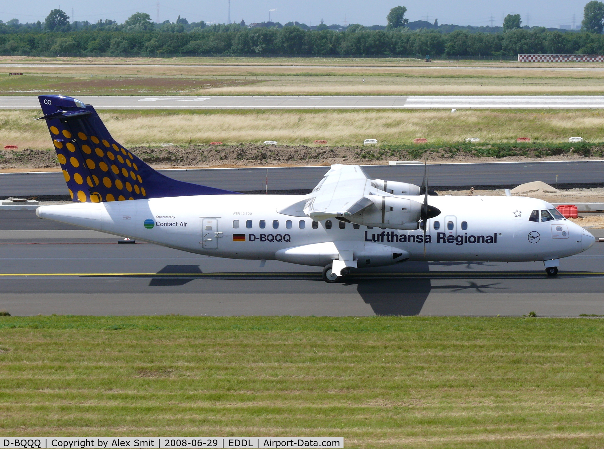 D-BQQQ, 1999 ATR 42-500 C/N 584, Aerospatiale ATR42-512 D-BQQQ Lufthansa Regional by Contact Air