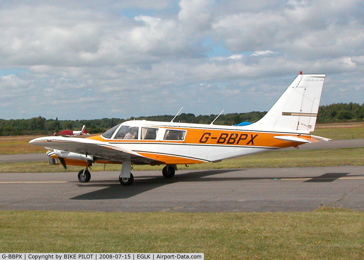 G-BBPX, 1972 Piper PA-34-200 Seneca C/N 34-7250262, RESIDENT SENECA