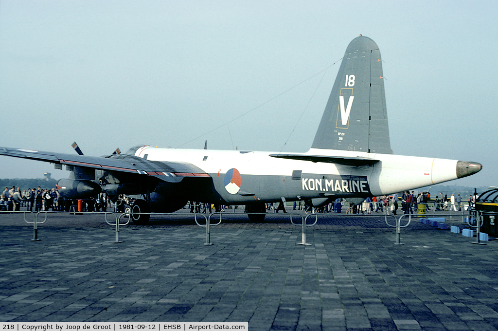 218, Lockheed SP-2H Neptune C/N 726-7157, Soesterberg Open House 1981