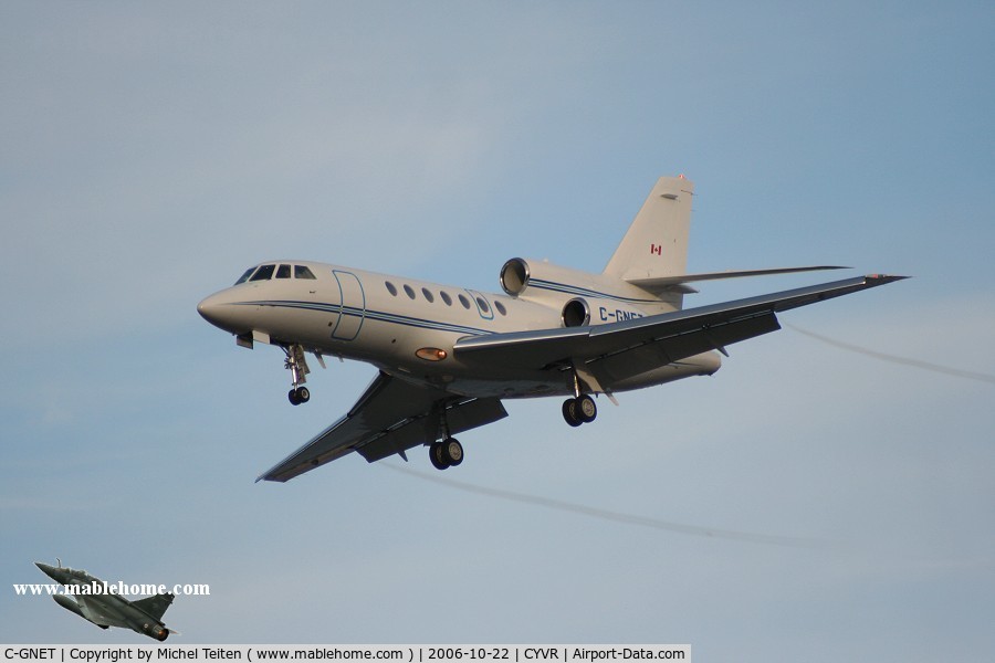 C-GNET, 1999 Dassault Falcon 50EX C/N 281, Ledcor Leasing Limited