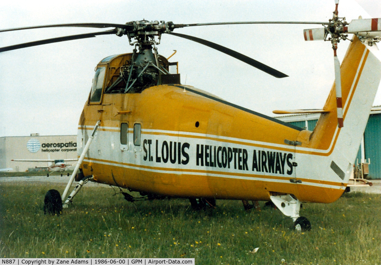 N887, 1957 Sikorsky S-58B C/N 58482, St Louis Helicopter Airways Sikorsky S-58
